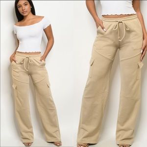 NWT Wild Honey High Waisted Wide Leg Pants, Size Small